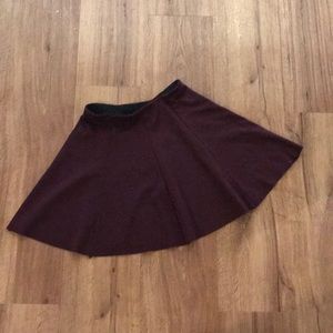 Brandy Melville maroon skirt